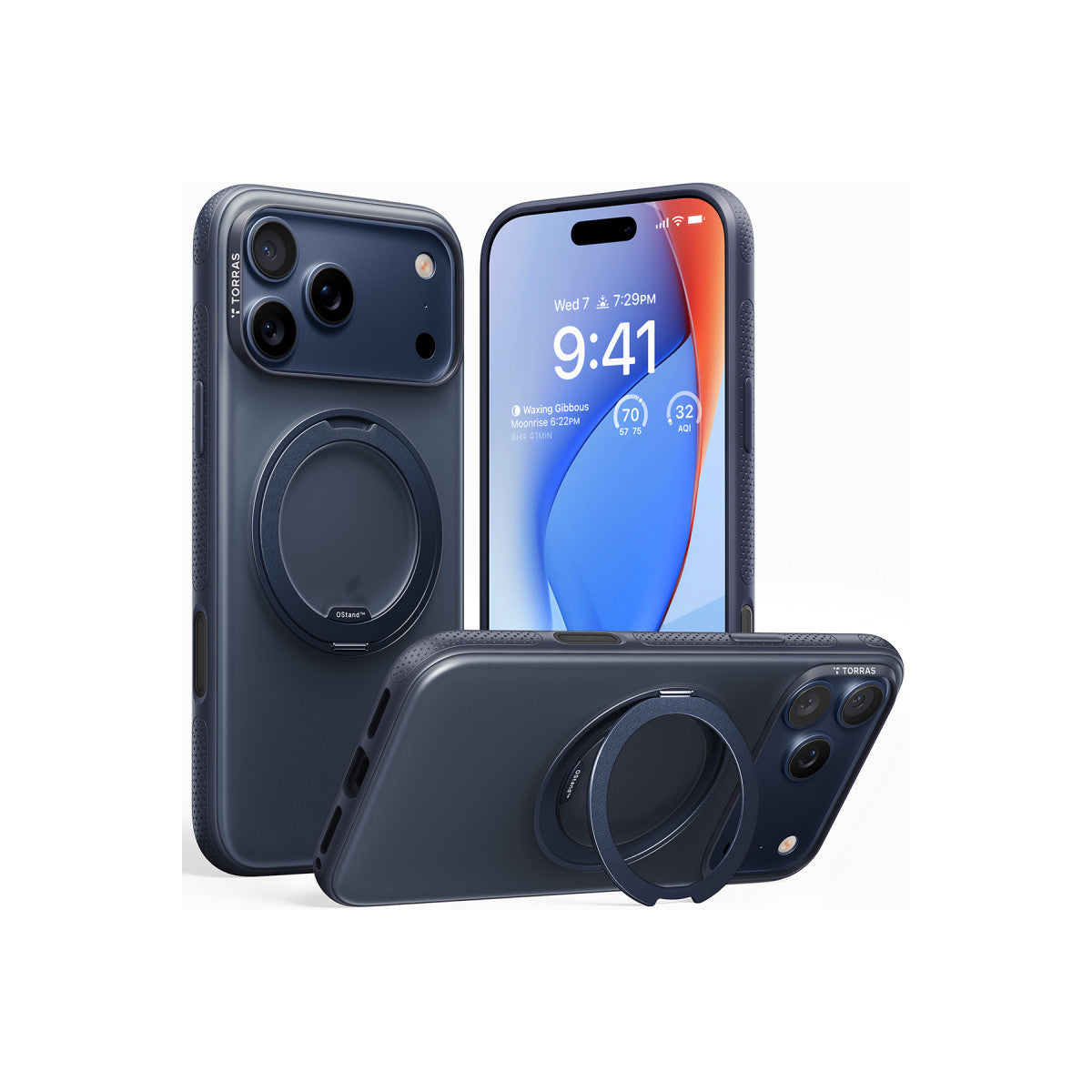 Torras Apple iPhone 17 Pro O Stand R Fitness Serisi Magsafe Kılıf